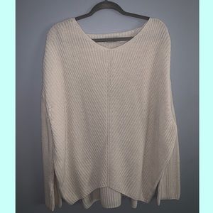 urban outfitters cream oversized sweater